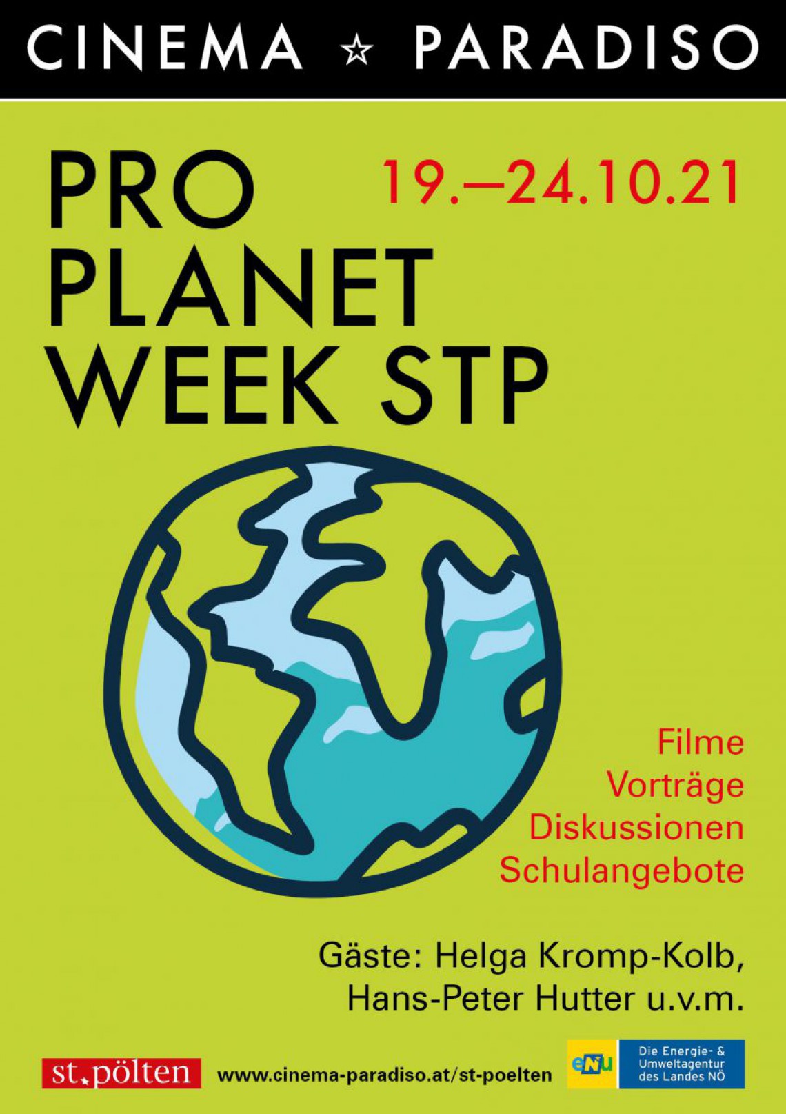 Plakat zur Pro Planet Week St. Pölten 
