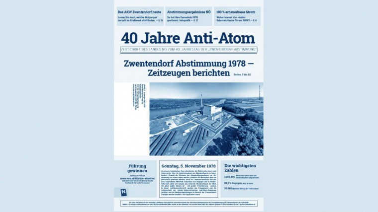 Jubiläumszeitschrift zu 40 Jahre Anti-Atom