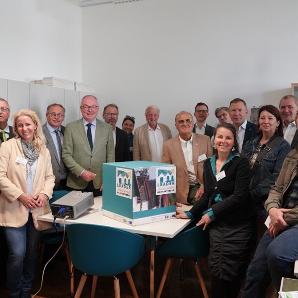 Im Büro der LEADER-Region