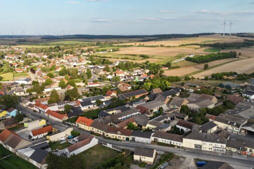 Gemeinde Weinviertel von oben