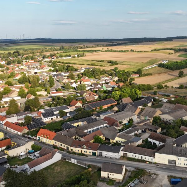 Gemeinde Weinviertel von oben