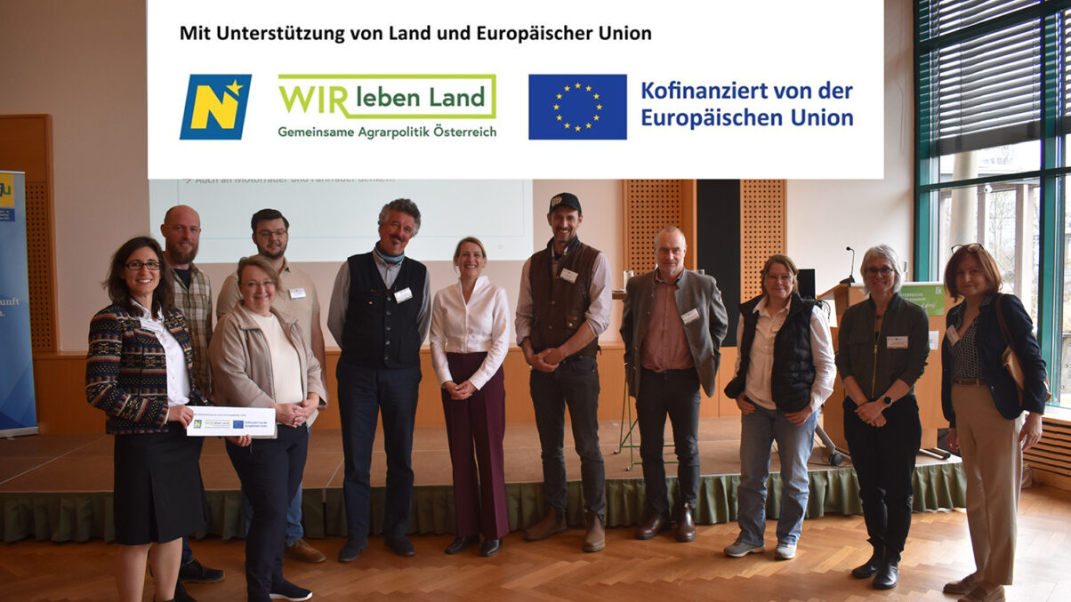 Gruppenbild der Fachtagung Naturschutzbeweidung