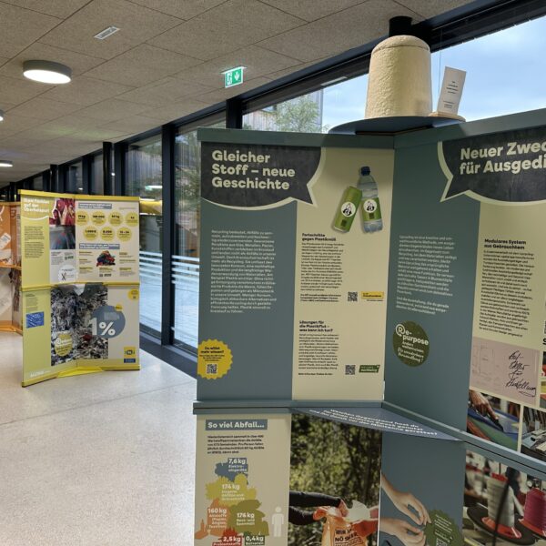 Die Kreislaufwirtschaftsausstellung der eNu am FH Campus in wieselburg