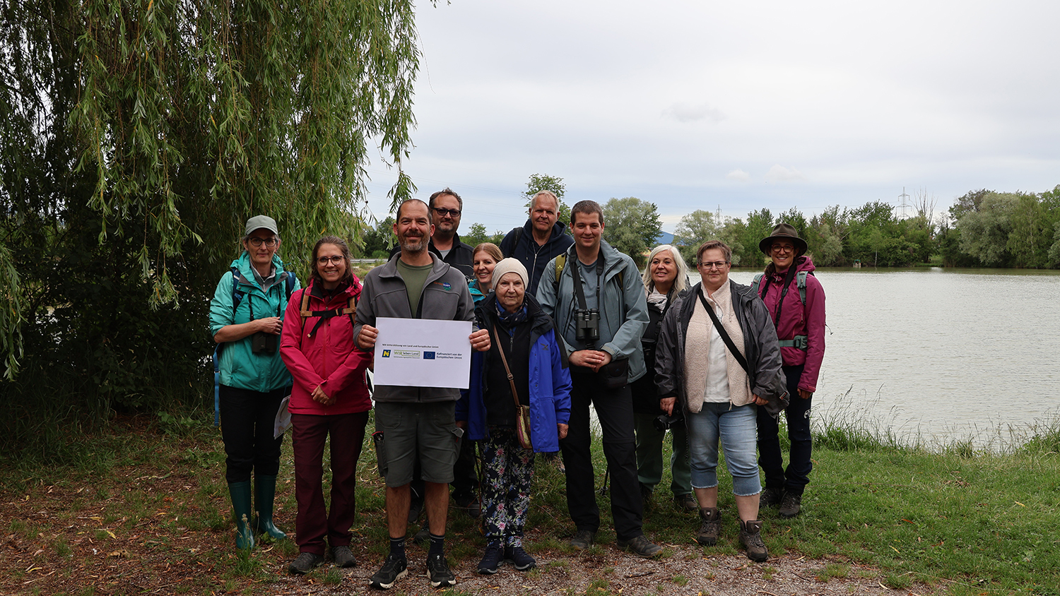 Gruppenbild am Schönauer Teich