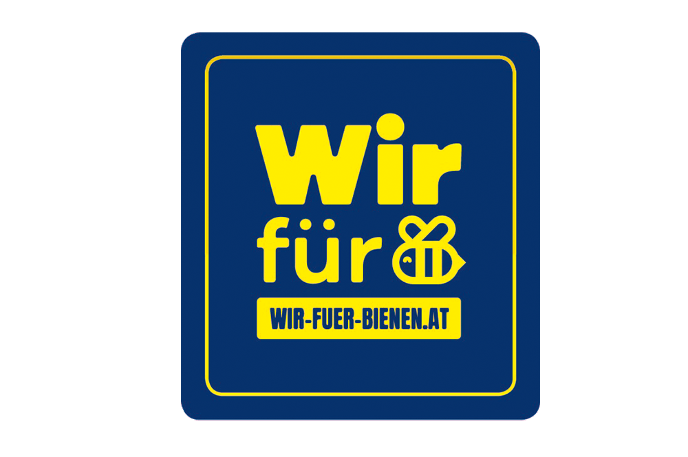 Logo der Kampagne "Wir für Bienen"