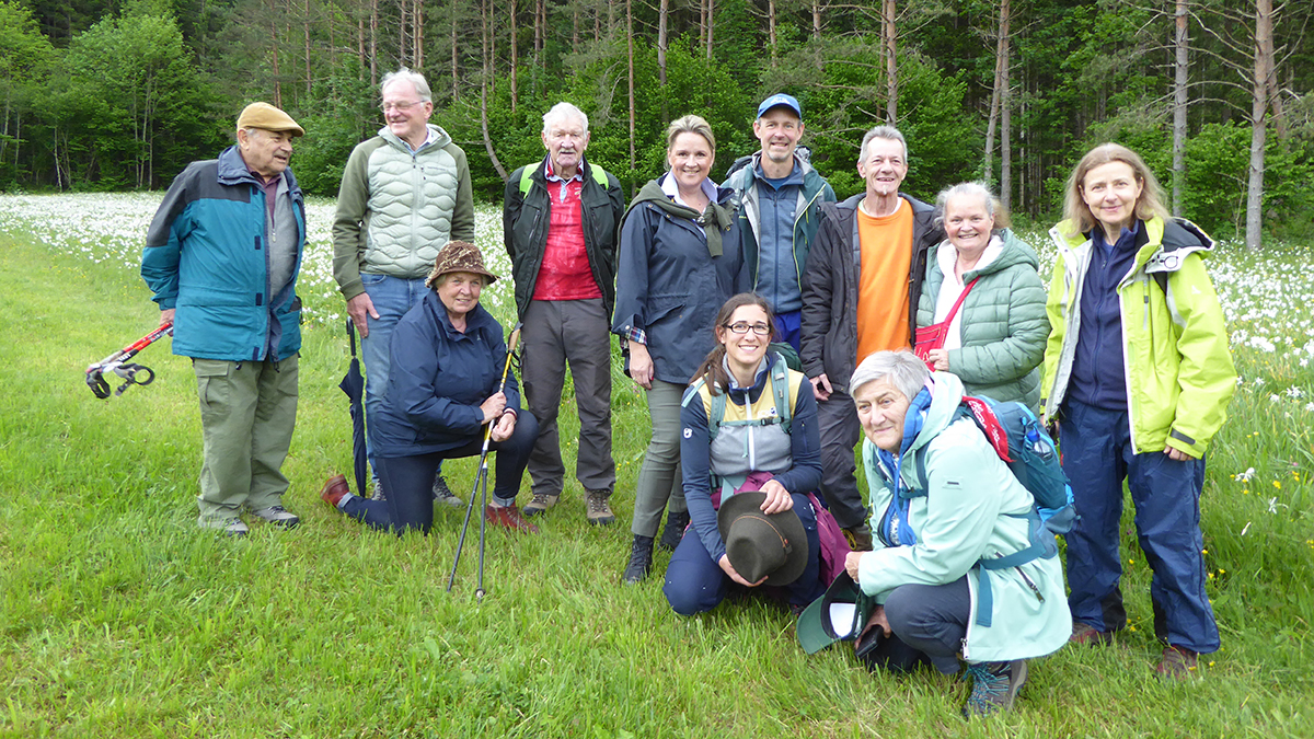 Gruppenbild der Exkursionsteilnehmerinnen und -teilnehmer