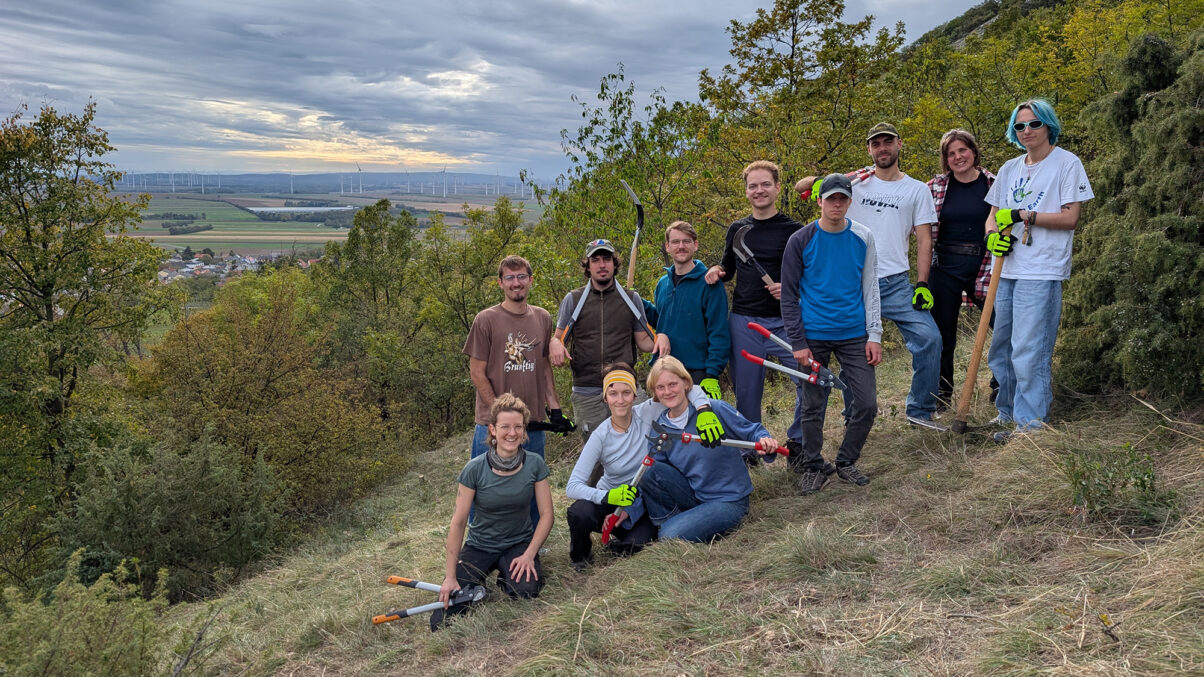 Gruppenbild der freiwilligen Helferinnen und Helfer