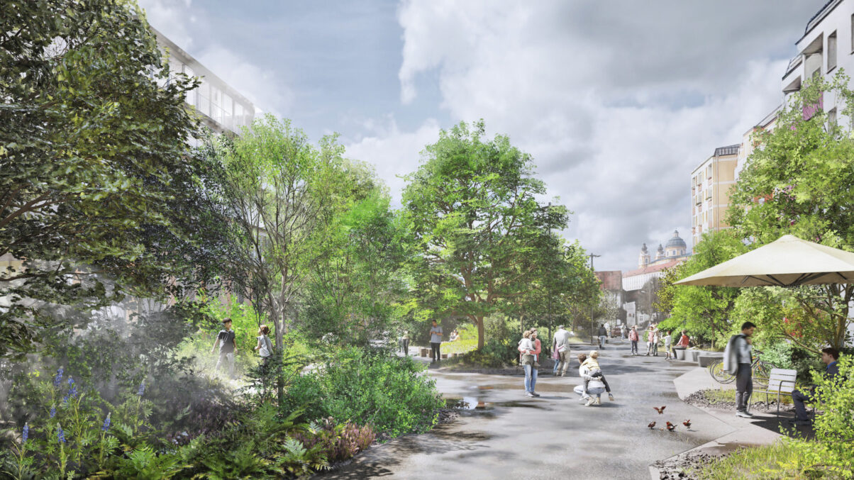 Rendering Stadtteil Melk